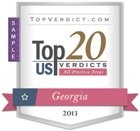 Top 20 Verdicts in Georgia in 2013