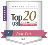 Top 20 personal injury verdicts in New York in 2014