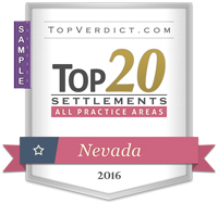 Top 20 Settlements in Nevada in 2016