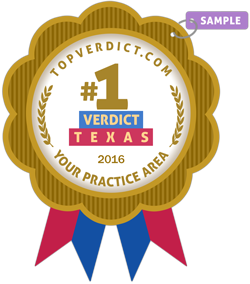 Number 1 Verdicts in Texas in 2016