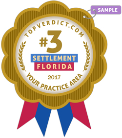 Number 3 Settlements in Florida in 2017