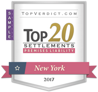 Top 20 Premises Liability Settlements in New York in 2017
