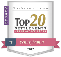 Top 20 Settlements in Pennsylvania in 2017