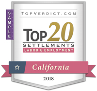 Top 20 Labor & Employment Settlements in California in 2018