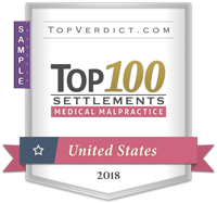 Top 100 Medical Malpractice Settlements in the United States in 2018