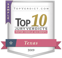 Top 10 Motor Vehicle Accident Verdicts in Texas in 2019